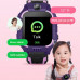 Smartwatch cu SIM pentru copii. Localizare/SOS. Apel/Mesaje audio. Cu aparat foto. Mov