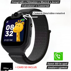 Smartwatch SIM: card SD, apel HD, jocuri, foto/video, download muzică.