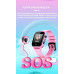 Smartwatch copii. SIM 4G. Localizare GPS. Foto. Apel/Mesaje/Chat. Roz.